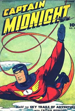 Captain Midnight (1942) #44 [B Story]