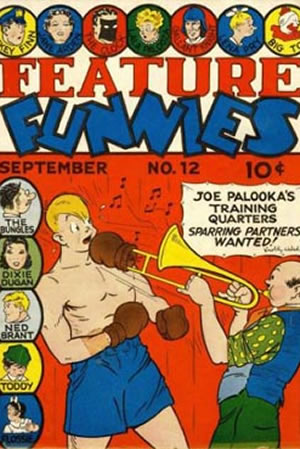 Feature Funnies (1937) #12 [V Story]