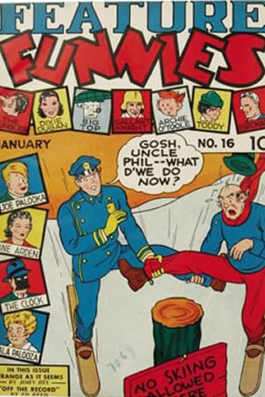 Feature Funnies (1937) #16 [V Story]