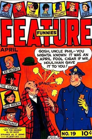 Feature Funnies (1937) #19 [P Story]